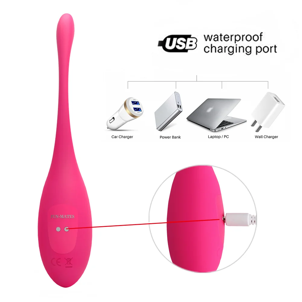 
LEVETT Mignon Women Sex Toys Smart & Electric Kegel Ball with Magnetic Charger Remote-controlled Vibrator Sex Toy 