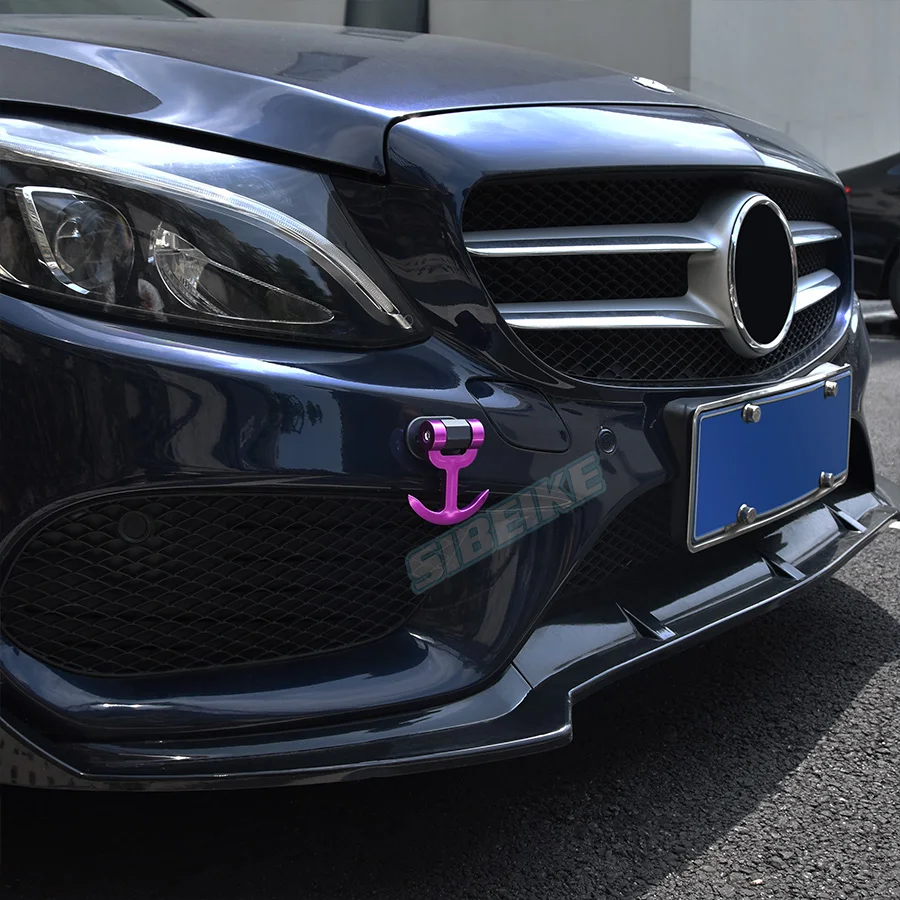 JDM гоночная культура декоративные гонки задний буксировочный крючок кольцевые крючки для универсальных