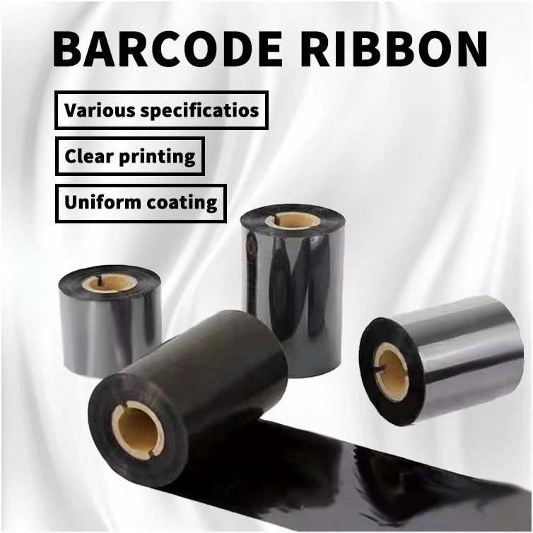 Wax Resin Mixed Ribbon 50*300 Factory Price Compatible Zebra Wax Resin Thermal Printer Carbon Ribbon Wax Resin