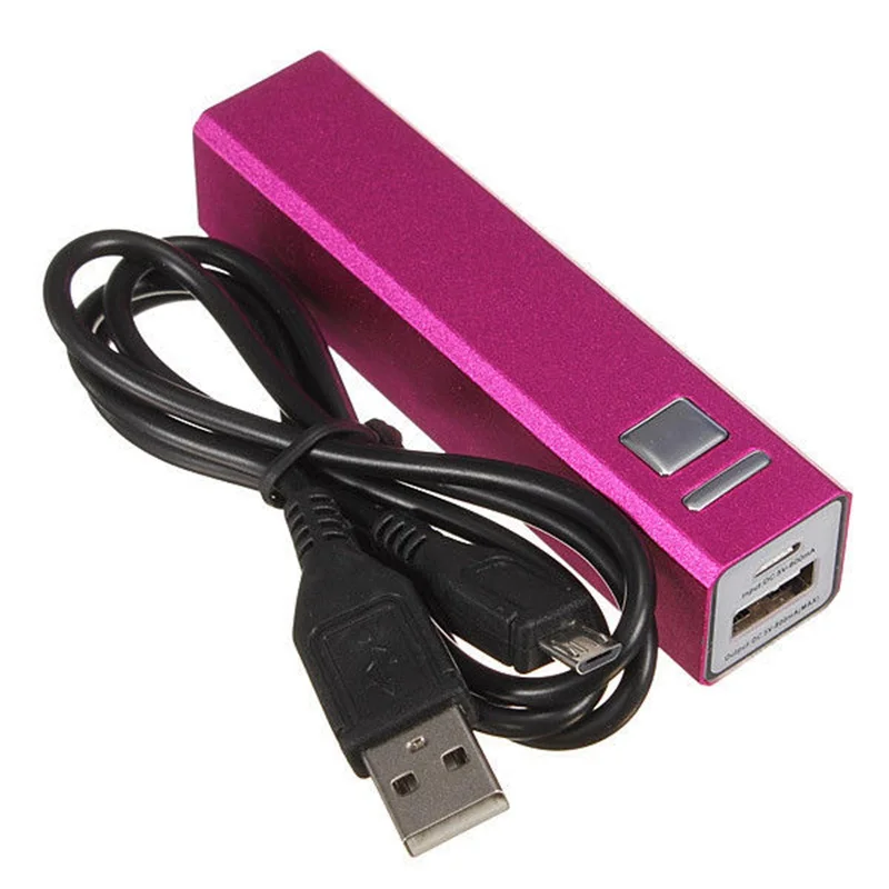 Hot selling China Ali Stock New Products Custom Power Bank Potable Cell Phone Charger Aluminium portable power bank