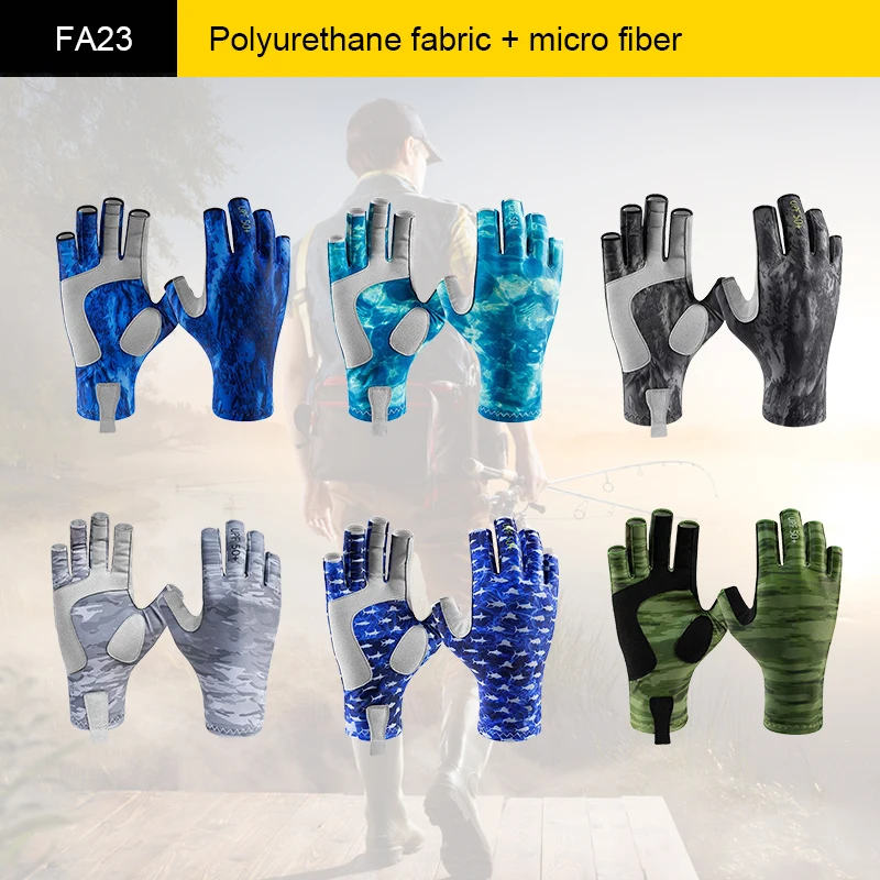 HSD New Design Summer gloves professional cut, stab, slip, sunscreen, uv protection fishing men and women show five fingers
