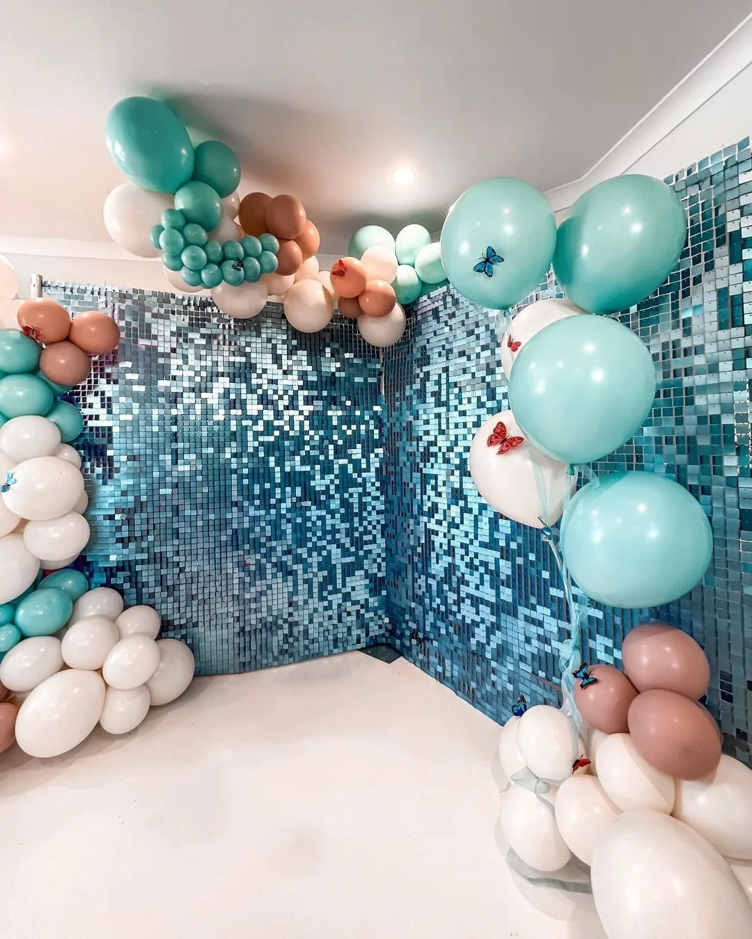 Factory Directly Wholesale Vivid 3d Air Active Disco Wall Shimmer Sequins Panel For Decoration