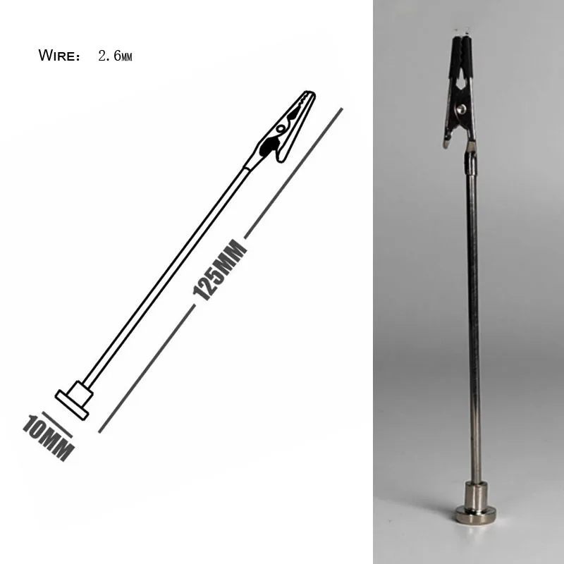 High Quality Magnetic base crocodile clip Model coloring base crocodile clip Memo Clip Painting Stand Base Modeling Tools