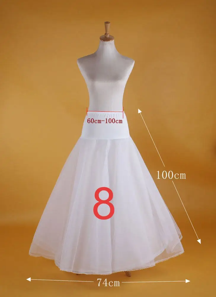 White Petticoat Vintage  Party Dress Wedding Gown Petticoat Underskirt