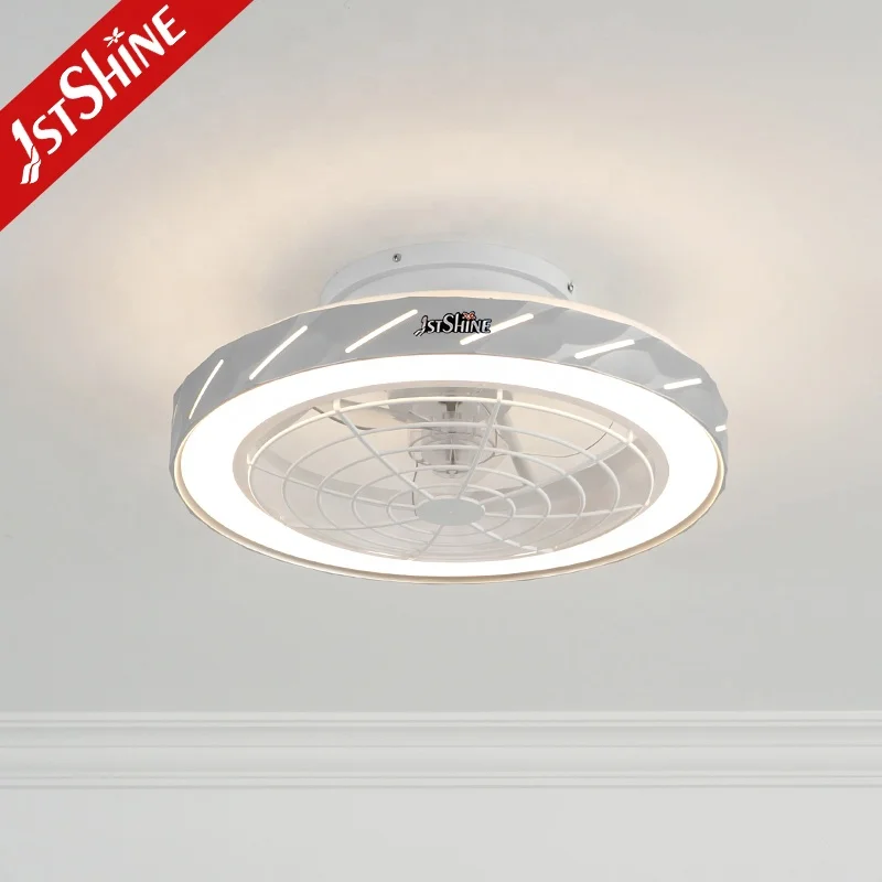 1stshine LED ceiling fan orient hidden plastic blades energy saving modern ceiling fan