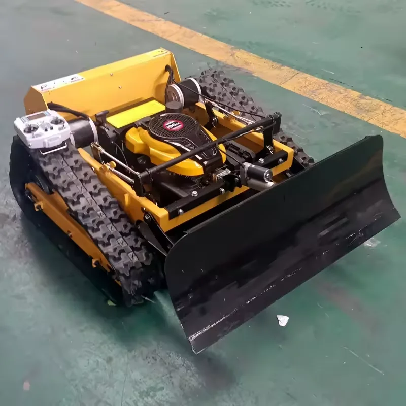 Remote Control Grass Trimmer Smart Flail Lawn Mower 7.5HP Mower Crawler Fuel Gasoline Lawn Mower
