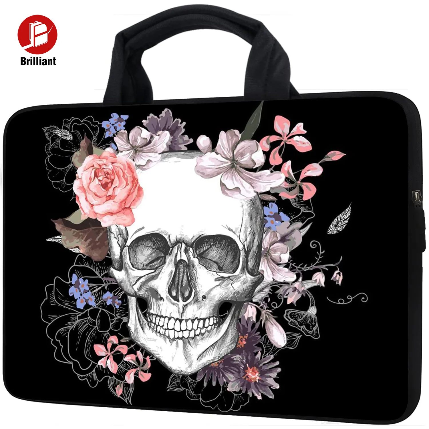 Lightweight 12-Inch Laptop Sleeve Case Neoprene Fabric Carrying Tote Business Briefcase Handle Protective Bag For MacBook Air