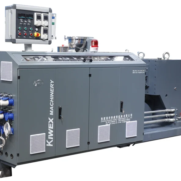  Conical twin screw extruder pvc pipe manufacturer machine