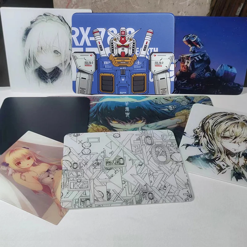 Customized Gaming mouse pad non-slip tempered glass Mousepad