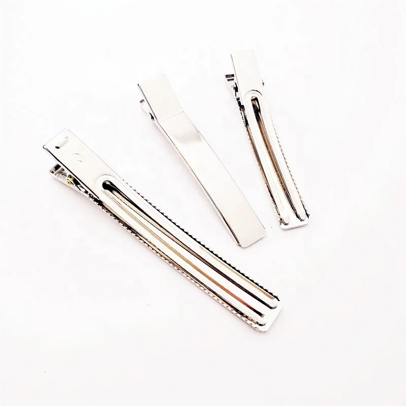 Manufacturers wholesale custom thick section material thick spring clamping force large 6CM double fork clip made in Guangdong