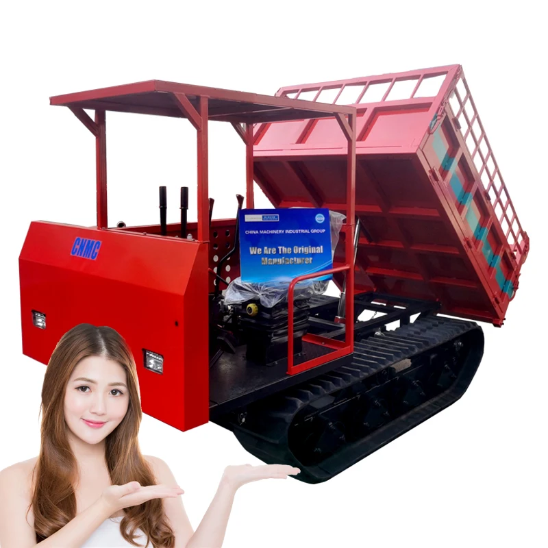 High Quality Loader Hydraulic Mini Truck Dumper Crawler Truck Oil Dumper