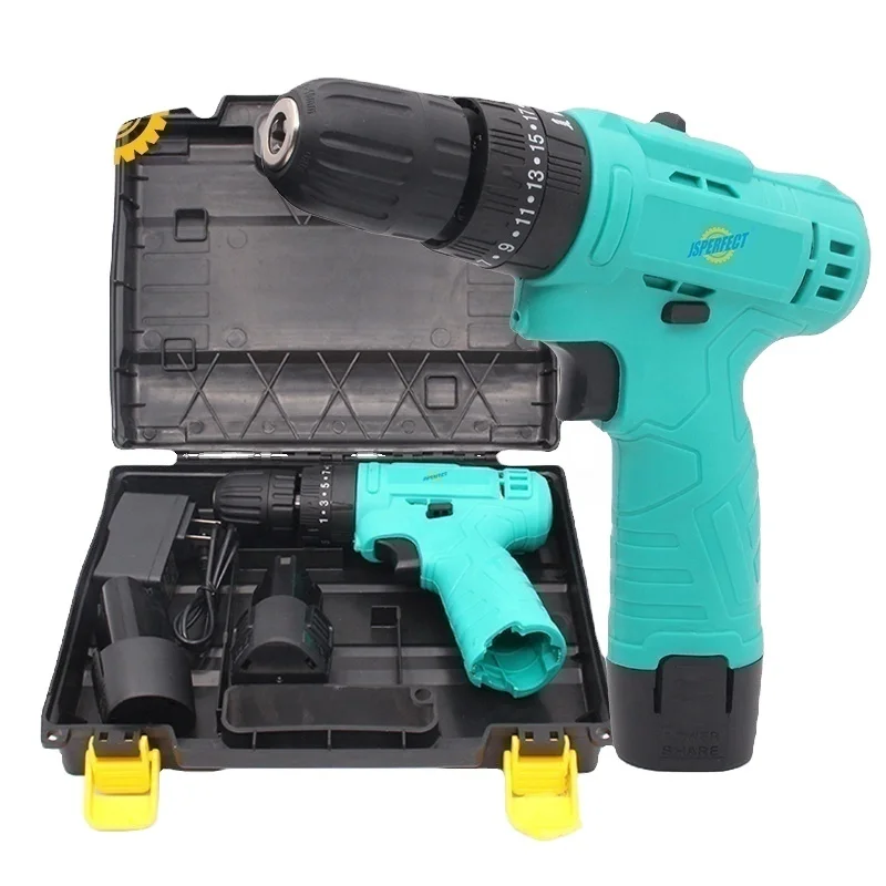JSPERFECT screwdriver electric cordless mini drill electric drill with battery