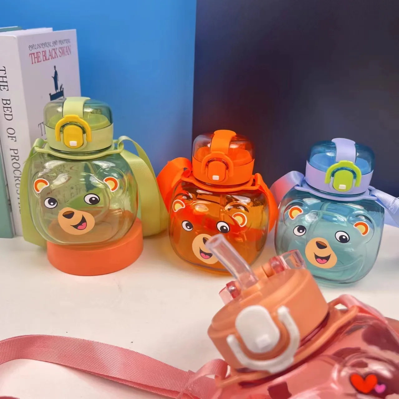 Best Selling Products Custom Logo Water Bottle 32Oz Fruit Flavor Water Bottle With Handle