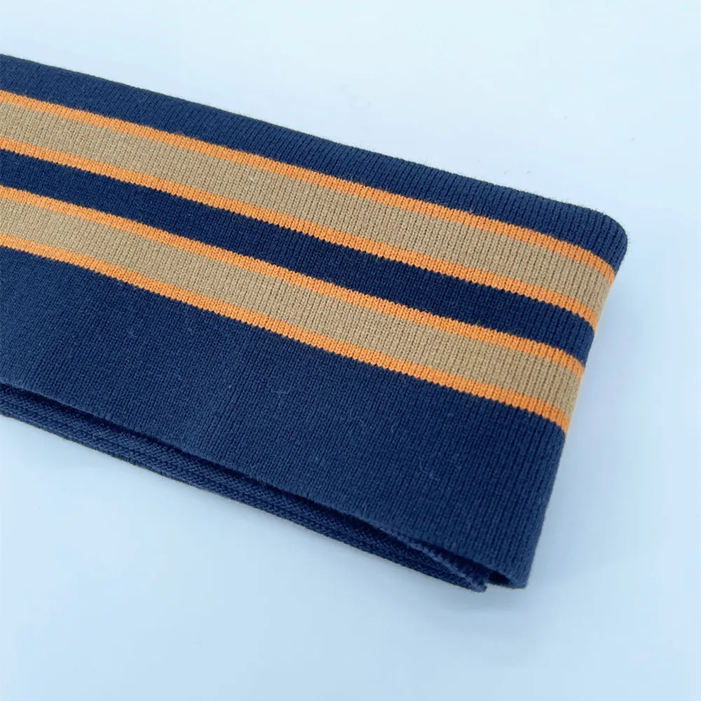 Elastic Spandex Cotton knit Rib Cuff Collar for Down Jacket Clothing Accessories