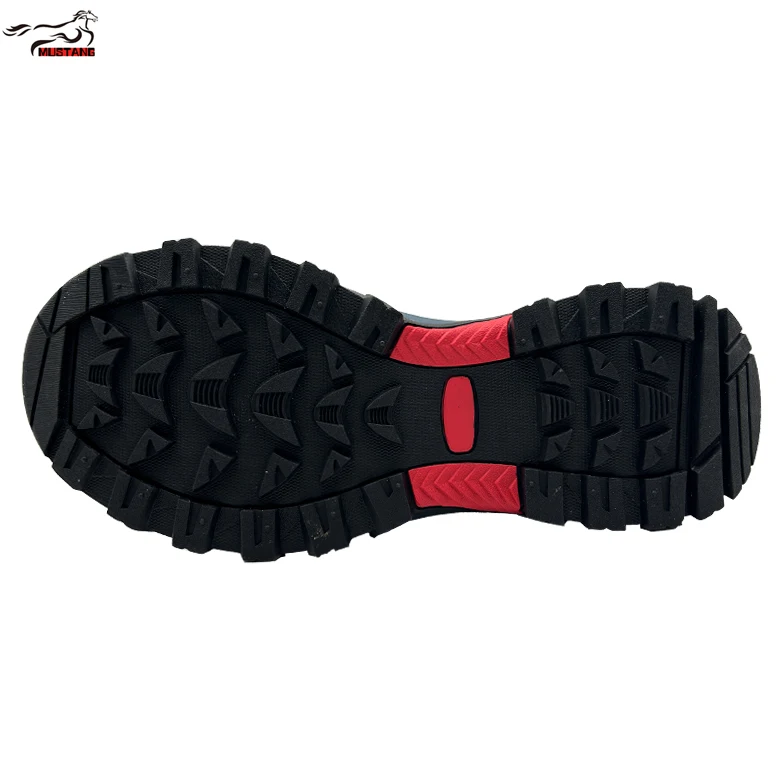 Mustang Hot selling sneakers sole high quality RUBBER antislip hiking mountain climbing shoes sole for Mexico
