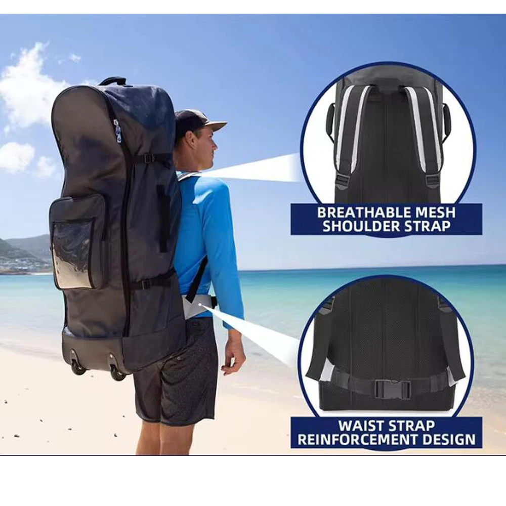 Paddleboard backpack Multifunctional Wheeled Stand Up Paddleboards Bag SUP bag