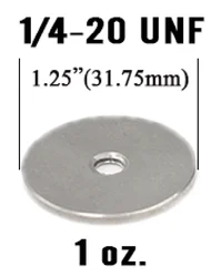 Tungsten Stabilizer Weight (3oz) 5/16-24 size