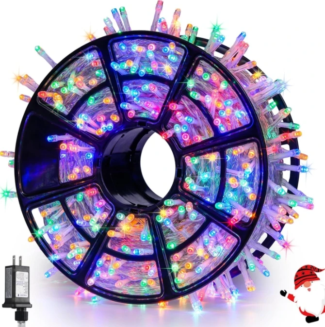 24V adapter plug outdoor string lights flashing stars waterproof roll lights string party christmas decorative lights
