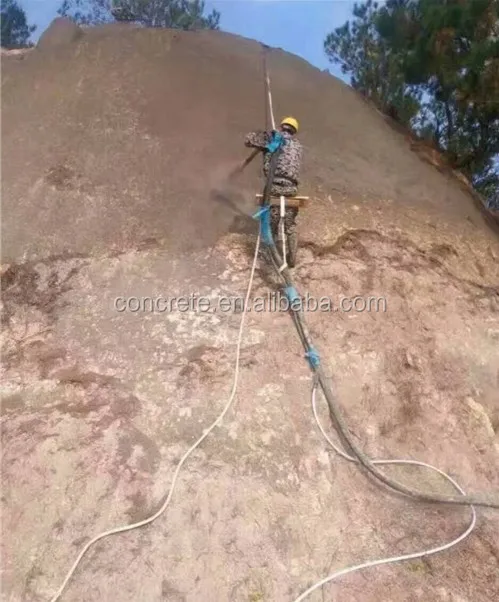 Factory price 8m3/h  Diesel Trailer Shotcrete Concrete Spray Machine