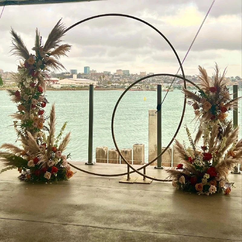 Large Bulk Floral Arch Wedding Round Square Strong Metal Flower Rack Arch Stand DIY Wedding Garden Arch