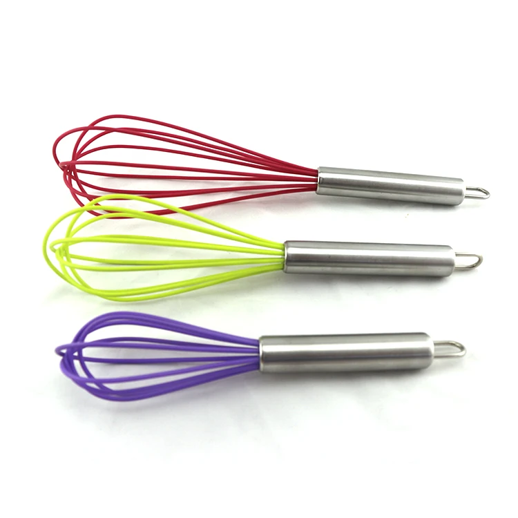 Coloful Bulk Whisk With Different Material Handle