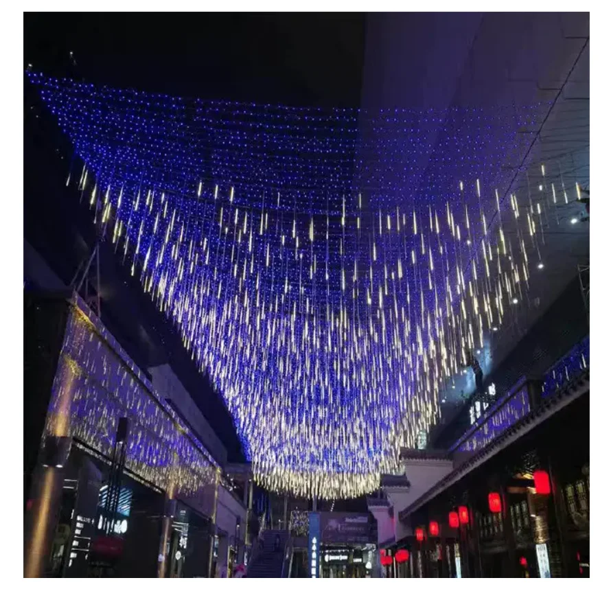 1m pixel  light 360 led Meteor  tube 24V 24PCS  Waterproof for Christmas Party Tree Holiday dj club party  stage