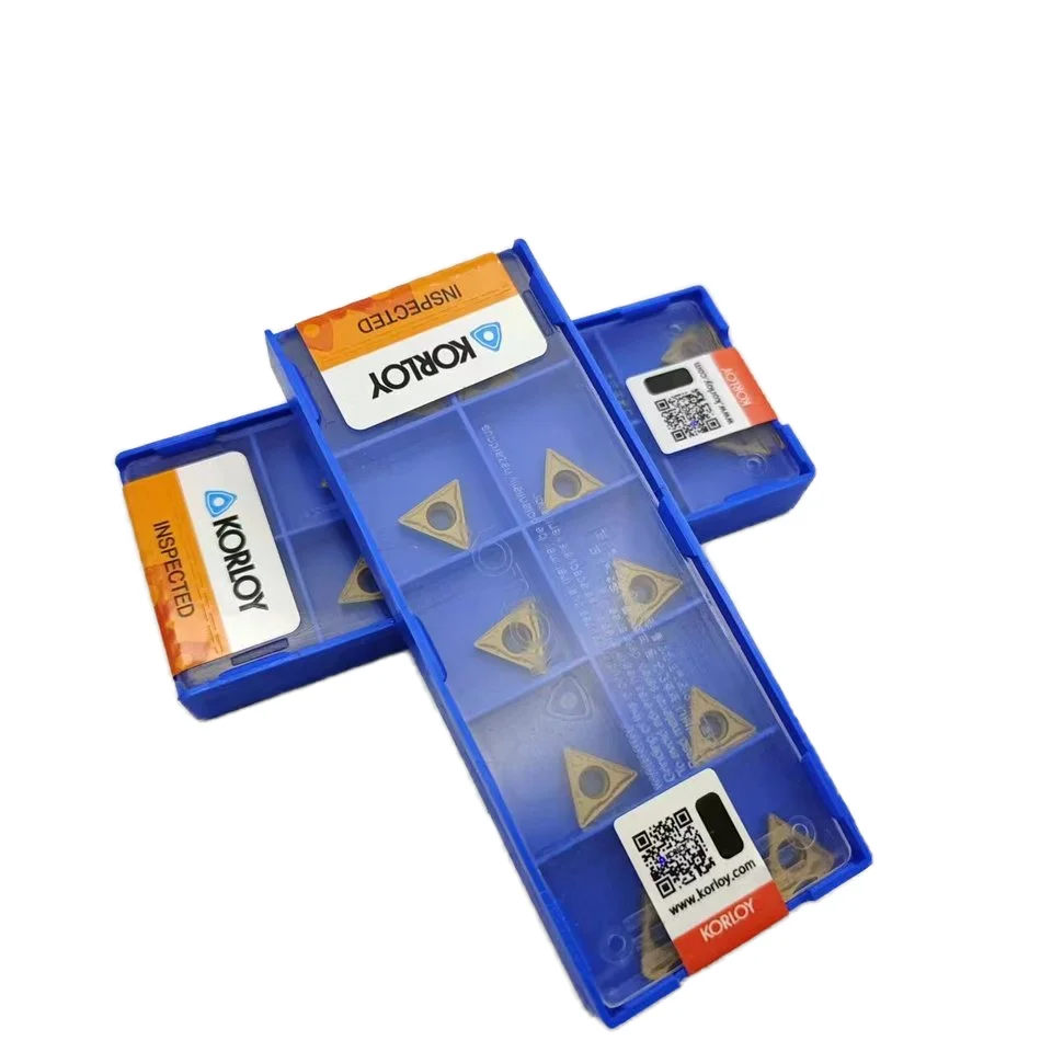 Korloys Original South Korean CNC Lathe Insert 100% PVD/CVD Coated TCMT110204-HMP Series Full Boring Internal Turning Tool