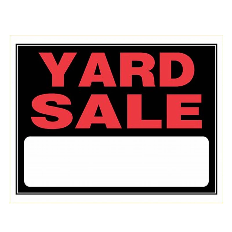 2023 Hot Selling Coroplast Small Custom Metal Wholesale Advertising Outdoor 18*24 Blank Plastic Pp Hollow Corrugated Yard Sign