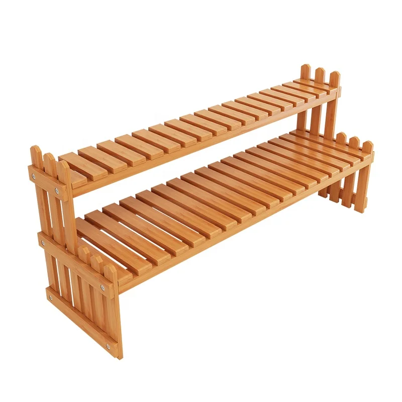 
Haichuan Modern Natural Bamboo Flower Stand for Indoor Bamboo standing planters wholesale 