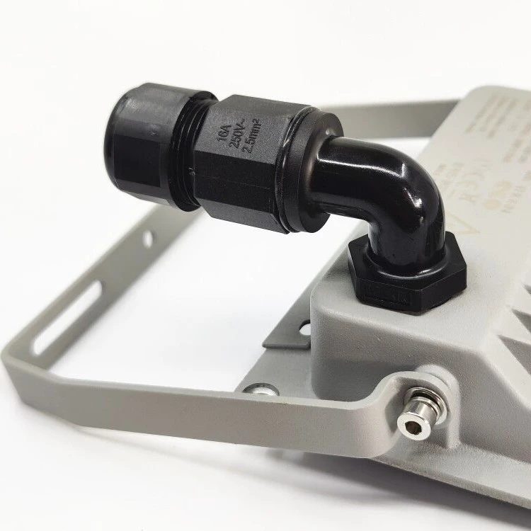 flood lamp 2p 3p Corner ip68 waterproof connector