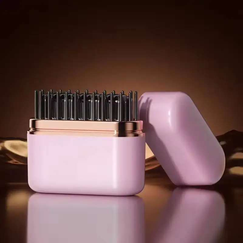 Electric Hot Dryer Straightener Long And Beard Blow Straightening Portable Comb Brush Cordless Heat Men Salon Iron Comb