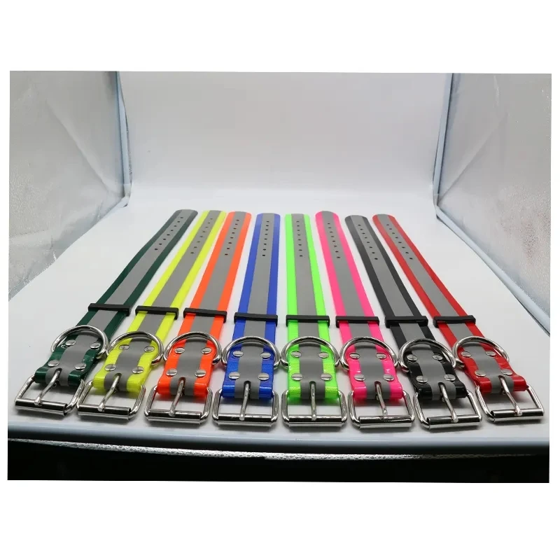 Nibao Strong Durable Custom Reflective TPU Coated Collar Para Perro Pitbull