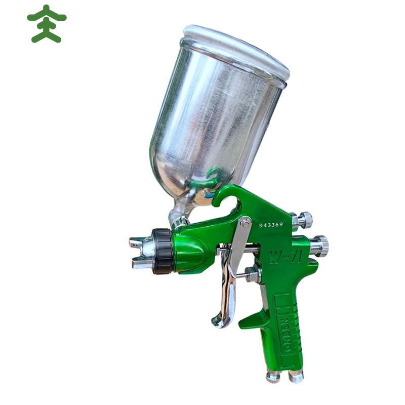 W71 pneumatic tool spray gun 1.8mm auto hardware glass paint color spray repair gravity adjustable pneumatic spray gun