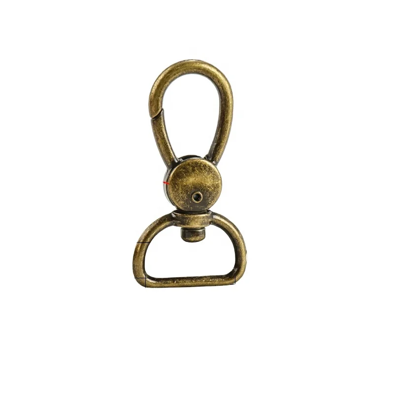High quality metal dog leash swivel snap hook customized logo hook for handbag