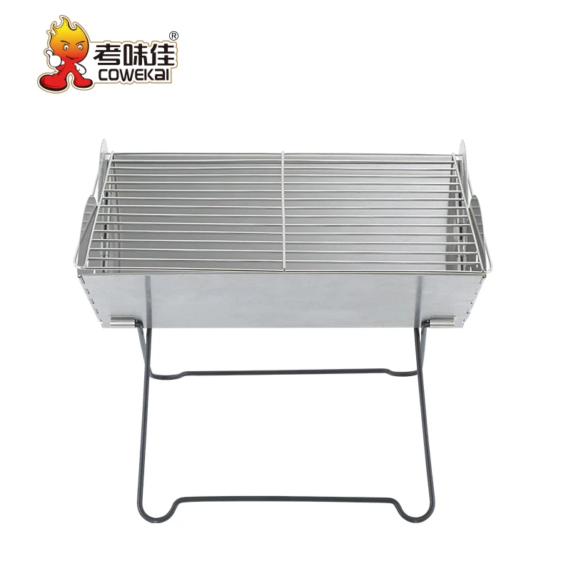 Portable Foldable Outdoor Family Camping Stainless Steel Charcoal Barbecue Bbq Grills