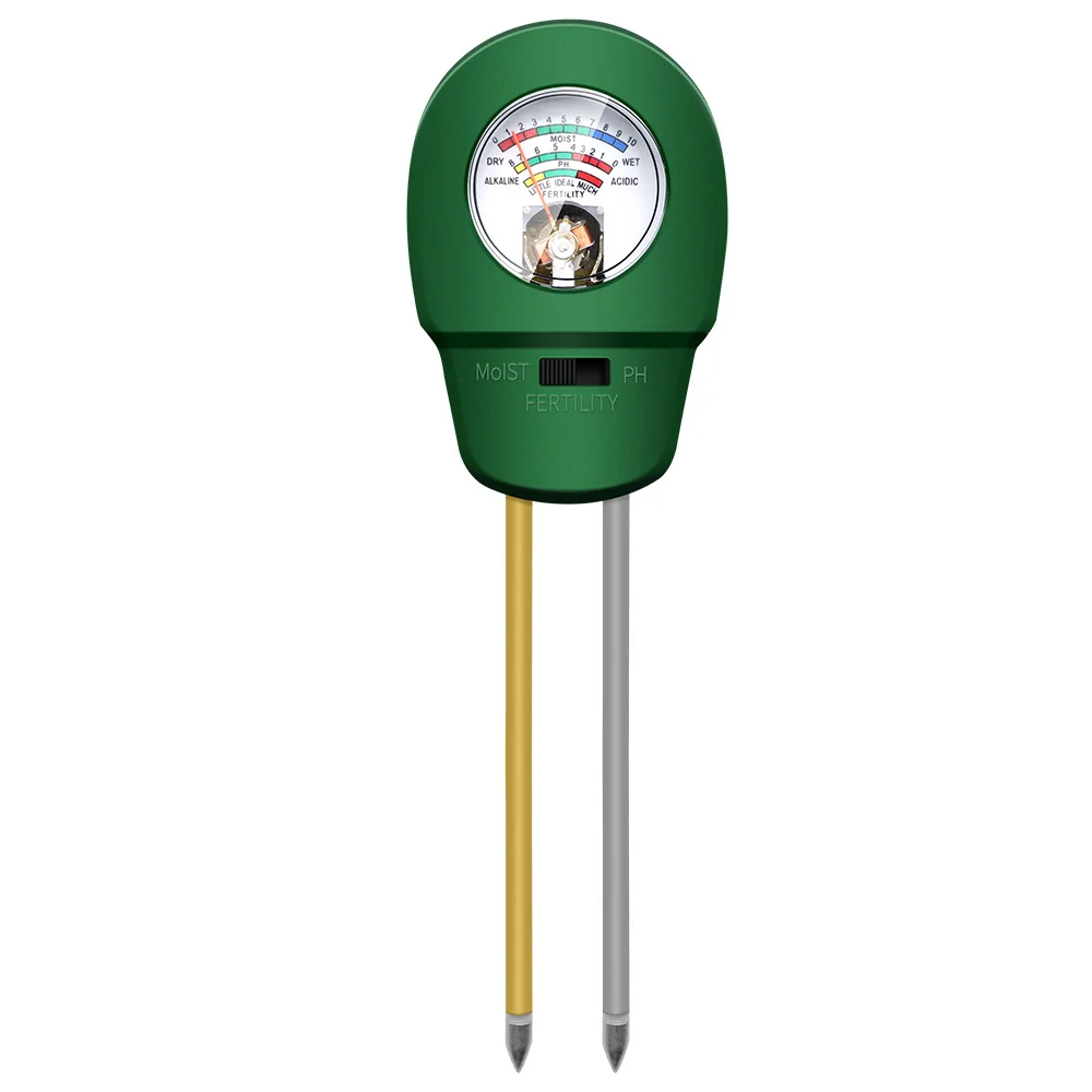 Round head three-in-one soil tester garden measuring tester