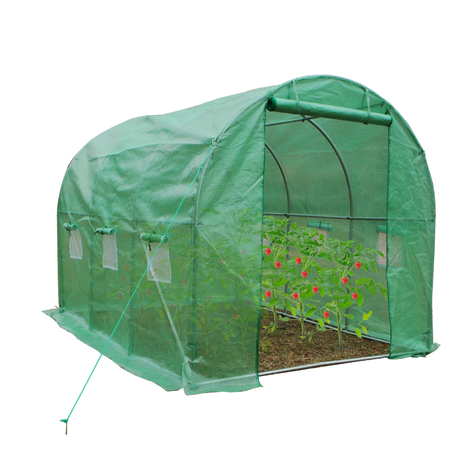 household Poly tunnel Walk-in Greenhouse backyard tomato seed grow greenhouse  vegetable seeds growing  Agricultural Greenhouse