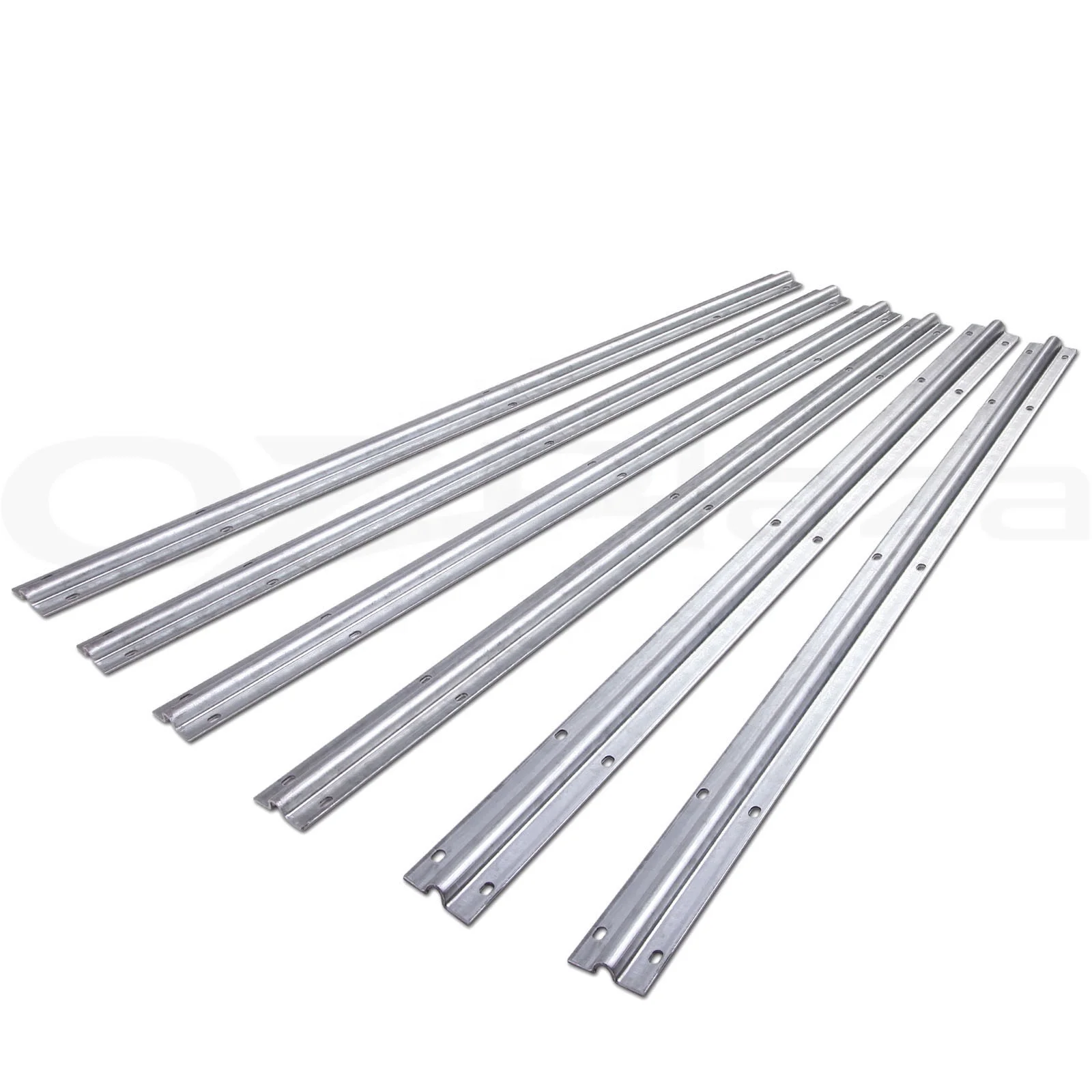 Gate Track Bolt Down Galvanized Metal Ground Track U Or V Sliding Gate Bottom Floor Guide Rail