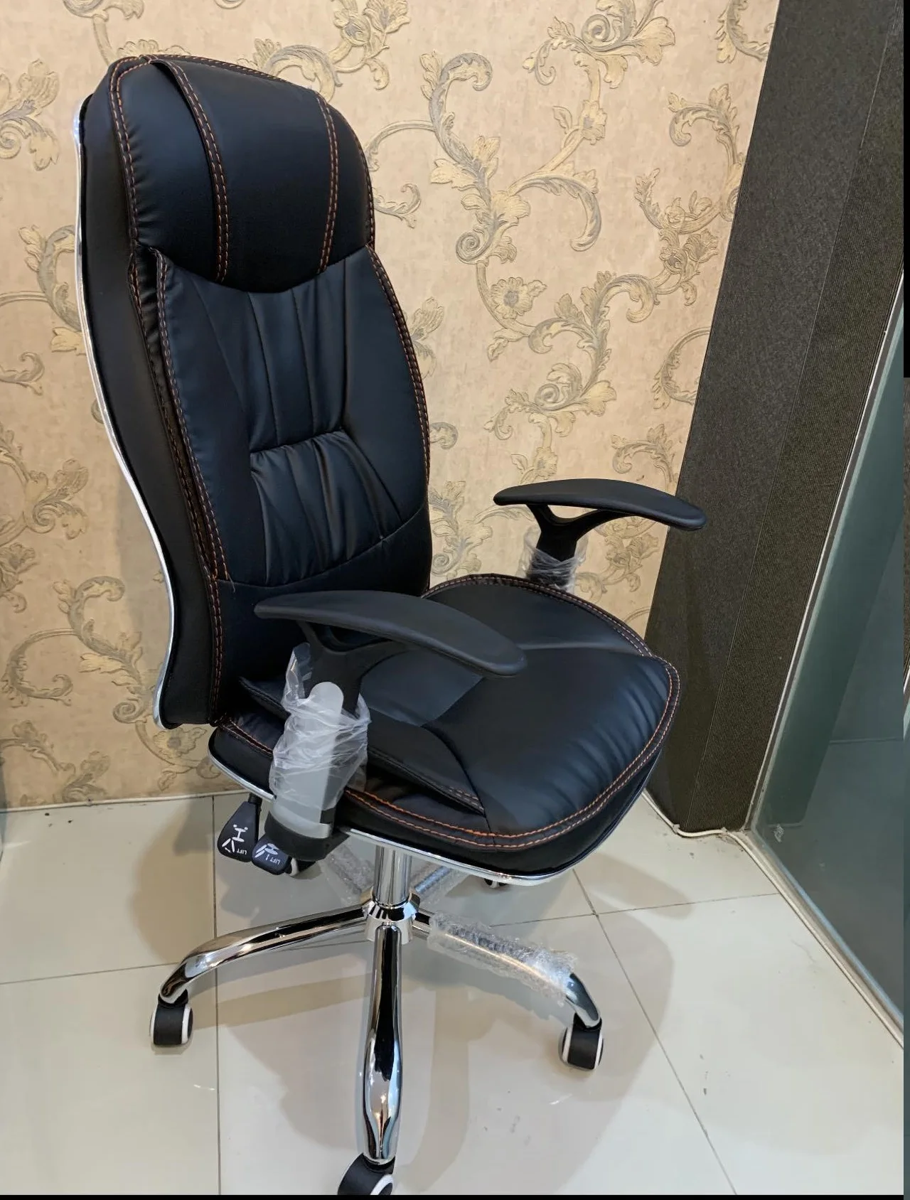Foshan factory Wholesale Synthetic Leather visitor office chair