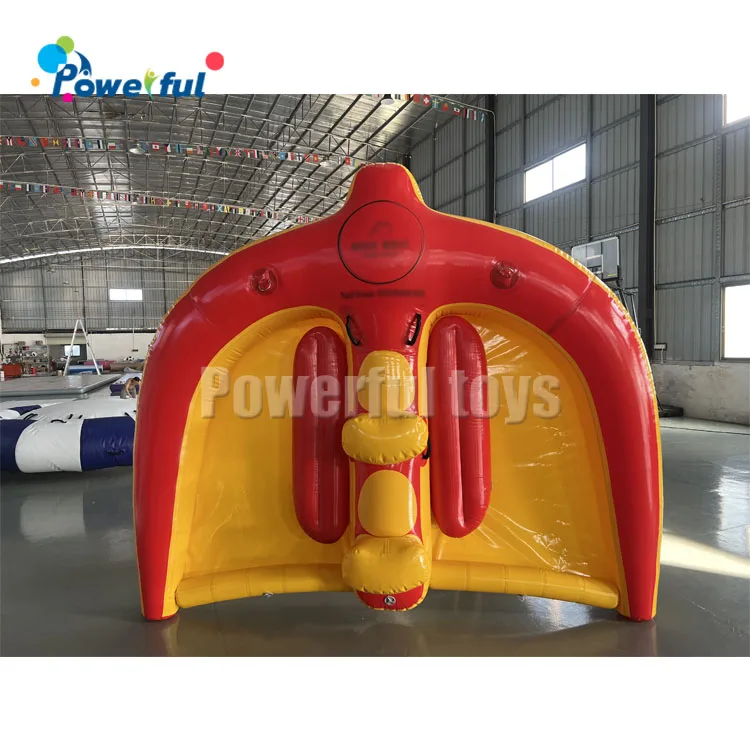 Лодка Flyfish в форме надувной летающей рыбы буксируемая лодка для аквапарка развлекательная по заводской цене