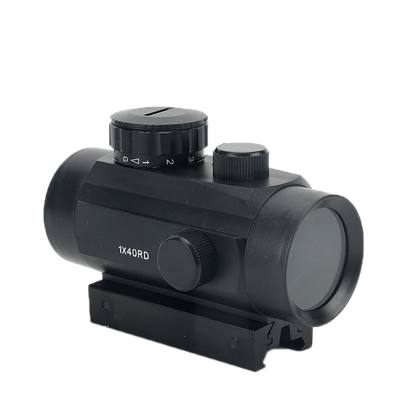 Tactical Optics 1X40RD Metal Green Red Dot Sight Outdoor Hunting Scope