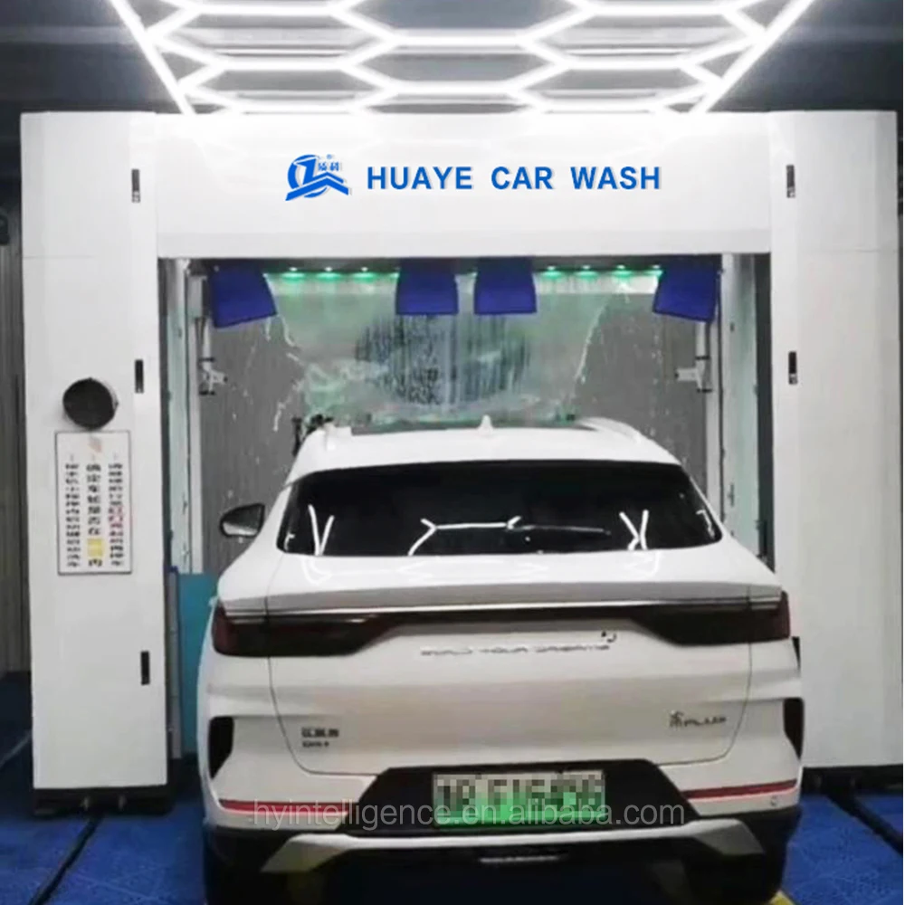 Huaye LM360 brushless automatic tunnel car wash machine touchless auto car wash machine for sale