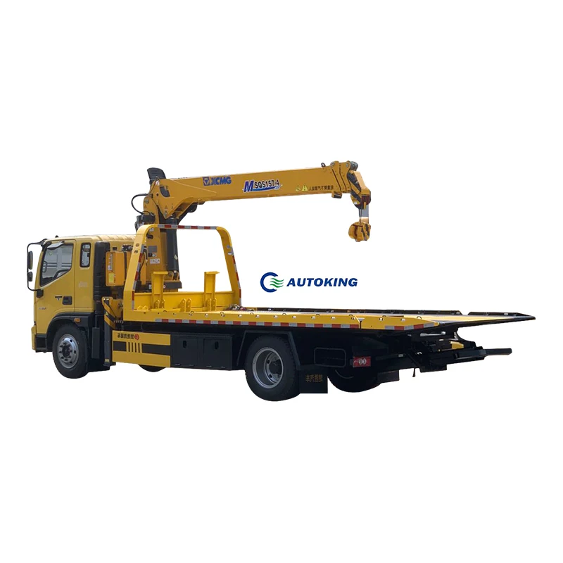5 ton under lift heavy duty rotator wrecker tow truck  with crane pickup wheel lift for sale