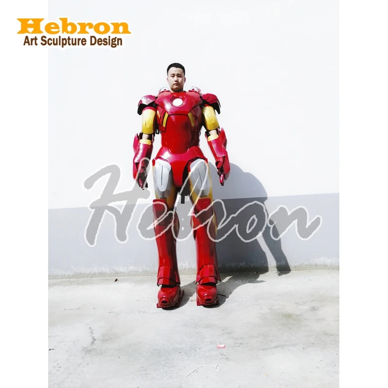 Hot Sale iron mans costume for adults performance wear for Commercial Promotion robot suit