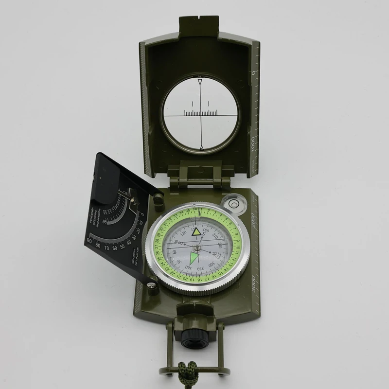 Highly Accurate Multifunction Compass North Pointer Outdoor Waterproof Multifunction Compass with Inclinometer