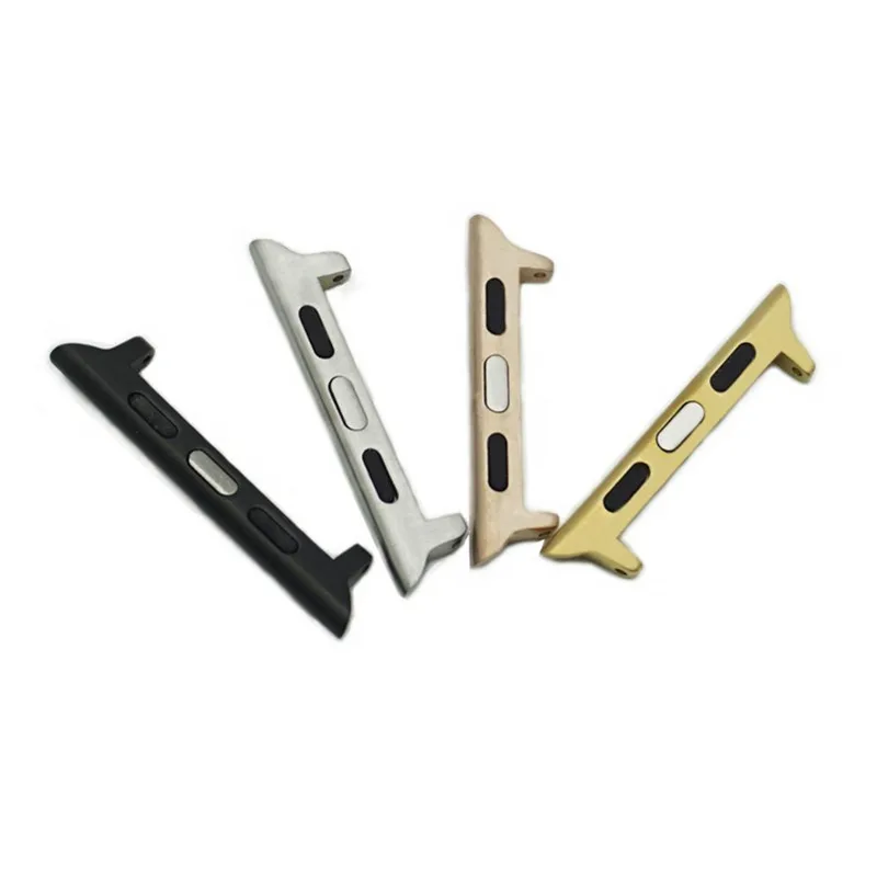 
Stainless Steel Link Adapter for Apple Watch Band, for iWatch 44mm 42mm Sport Series 4/3/2/1 Metal Clasp Hardware Connector 