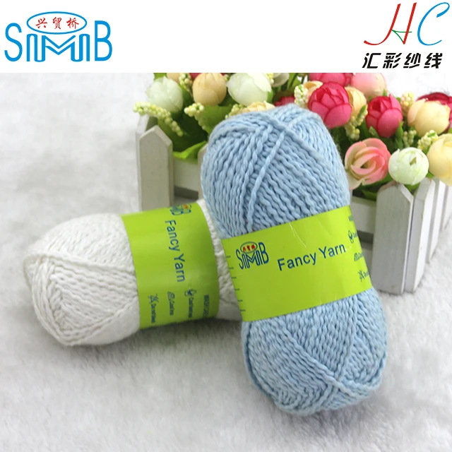 Shanghai SMB 100%Cotton Hand Knitting 50 Gram Ball TT Wave Yarn  For Knitting