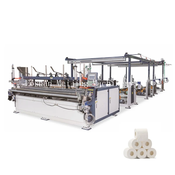 Paper Pnuematically Feeding High Stable Speed Embossing Toilet Paper Rolls Making Machinery