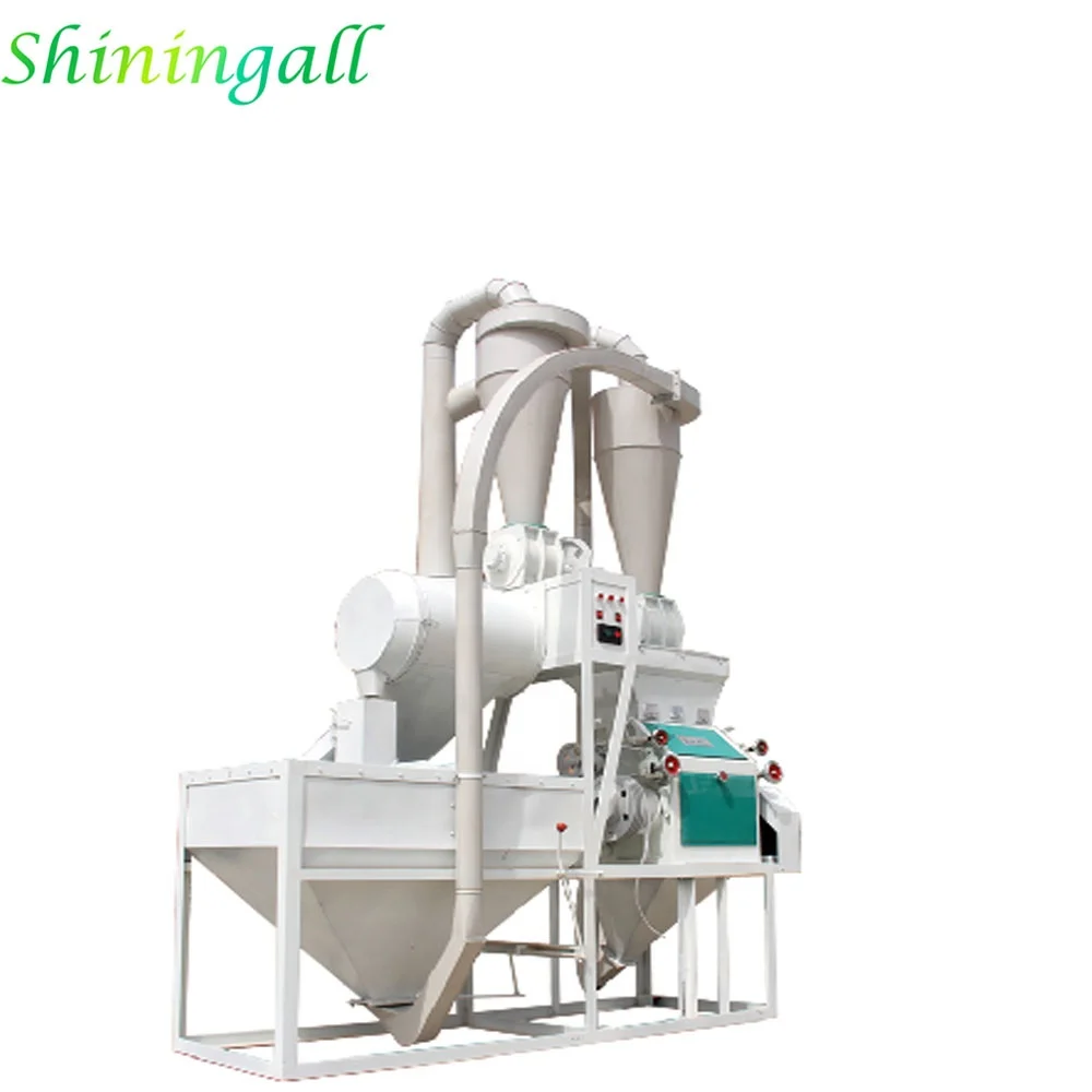 Teff atta chakki tefi flour grinding roller mill grain crushing machine wheat flour mill