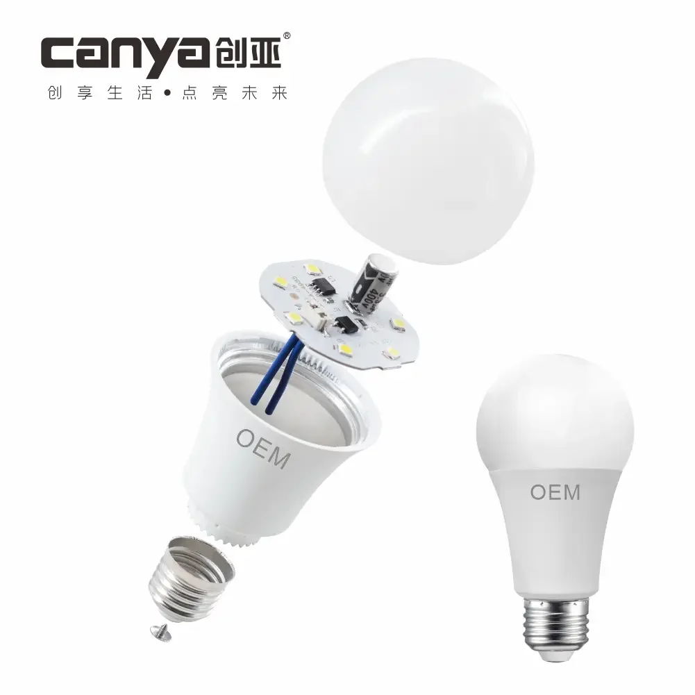 5w 7w 9w 12w 15w 18w 24w B22 E27 Led Bulb Parts For Led Bulb Led Light Bulb Raw Material